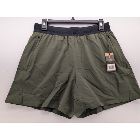 NWT NoBull Men's Lite Split Short 5" in Green size Medium - Picture 1 of 4